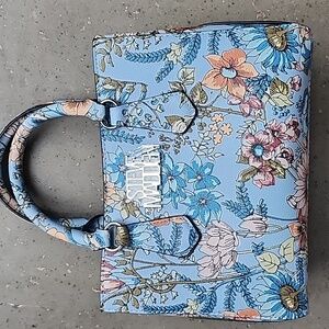 Steve Madden Floral Tote Bag With Crossbody Strap
